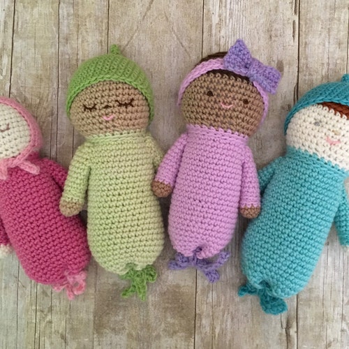 Amigurumi Crochet Baby Doll Patterns Digital Download - Etsy