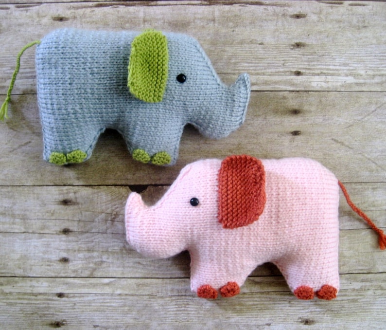 Amigurumi Knit Elephant Pattern Digital Download image 4