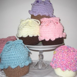 Sale Amigurumi Crochet Cupcake Purse Pattern Digital Download image 5