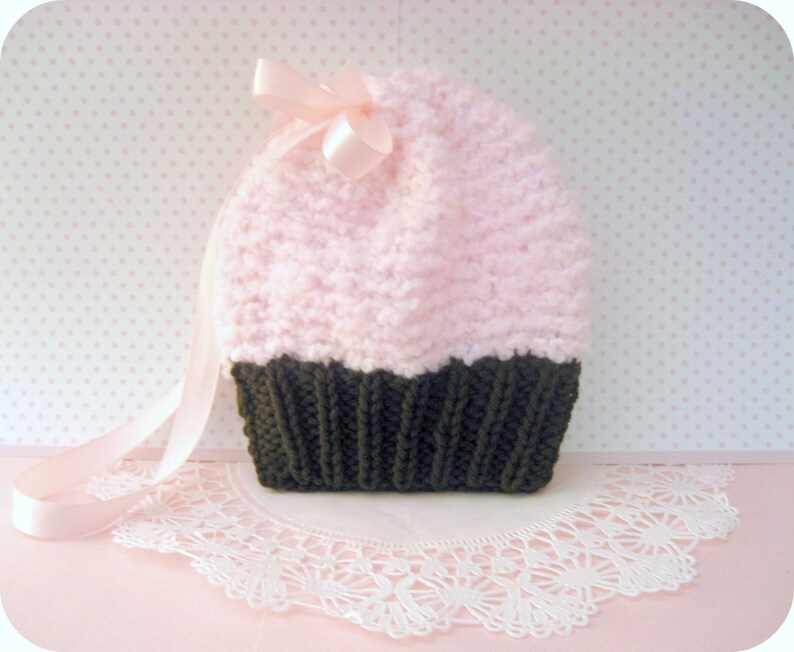 Sale Amigurumi Knit Simple Cupcake Purse Pattern Digital Download image 2