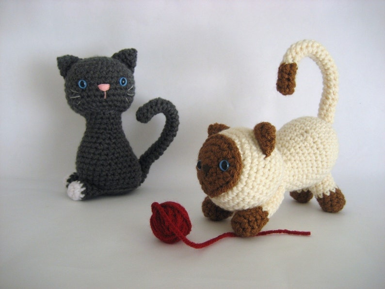 Sale Amigurumi Crochet Kitten Pattern Digital Download image 4