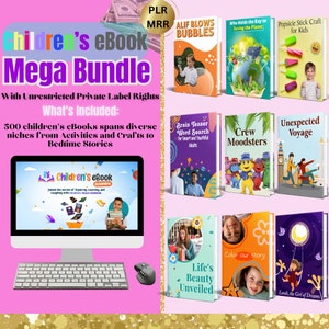 Children Ebook, Coloring books, Activity Schooling Resourcing, Captivating Stories for Kids, Digital Product, +Bonuses With Resell Rights