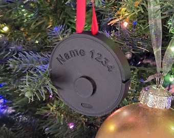 Personalized Robot Vacuum Ornament