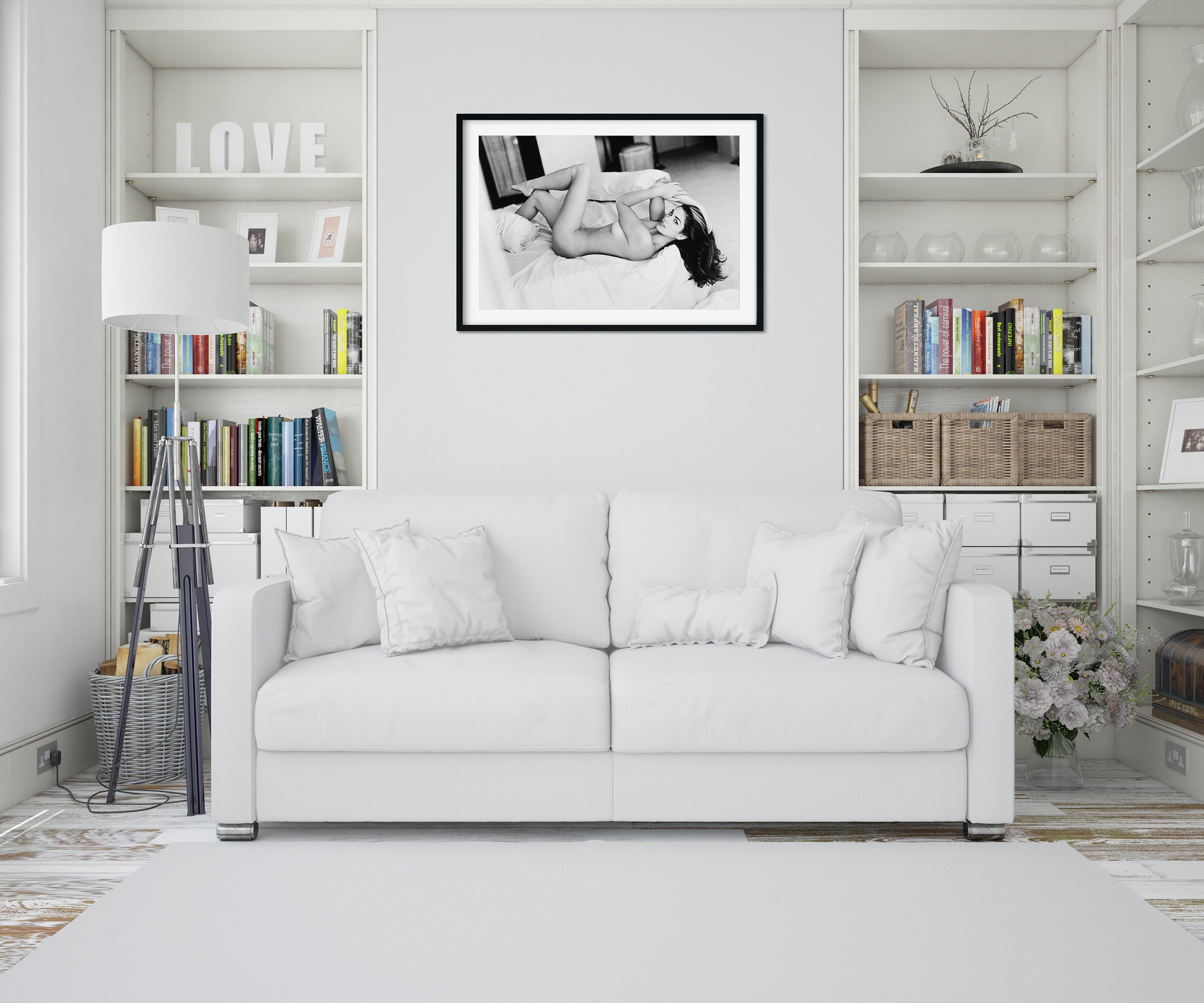 Modern Nude Photography Print - j5koxzr