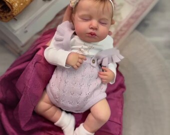Baby Doll Aesthetics Hyper Cheryl 12" et 16" Silicone flexible Réaliste nouveau-né endormi qui ressemble à un vrai bébé