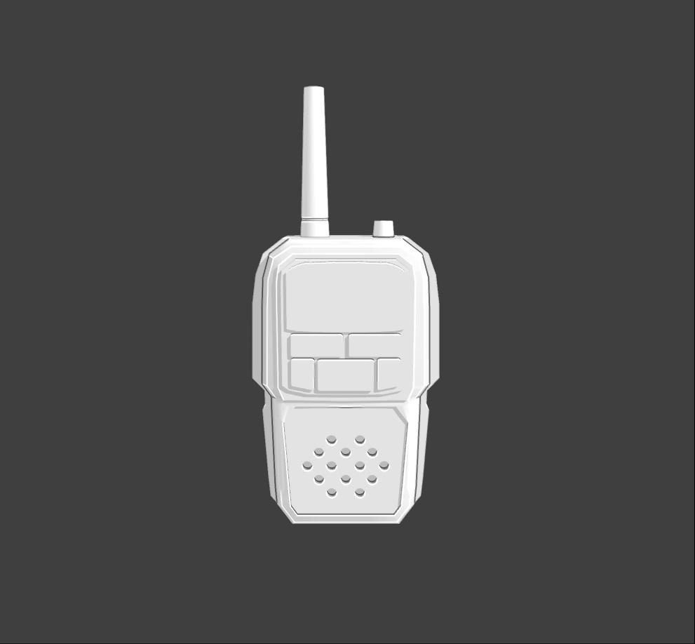 Lethal Company Walkie Talkie Radio STL FILE ONLY 3D Print Ready Low ...