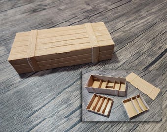 3D Printed Ammo Crate Style Organizer Box