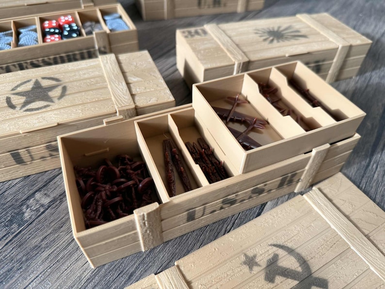 Axis and Allies 1942 2nd Ed. Ammo Crate Box Organizer - Etsy
