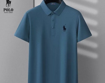 Chemises homme Ralph Lauren été new unies à manches courtes