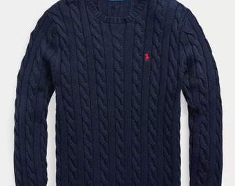 Polo Ralph Lauren Zopfmuster Baumwollpullover