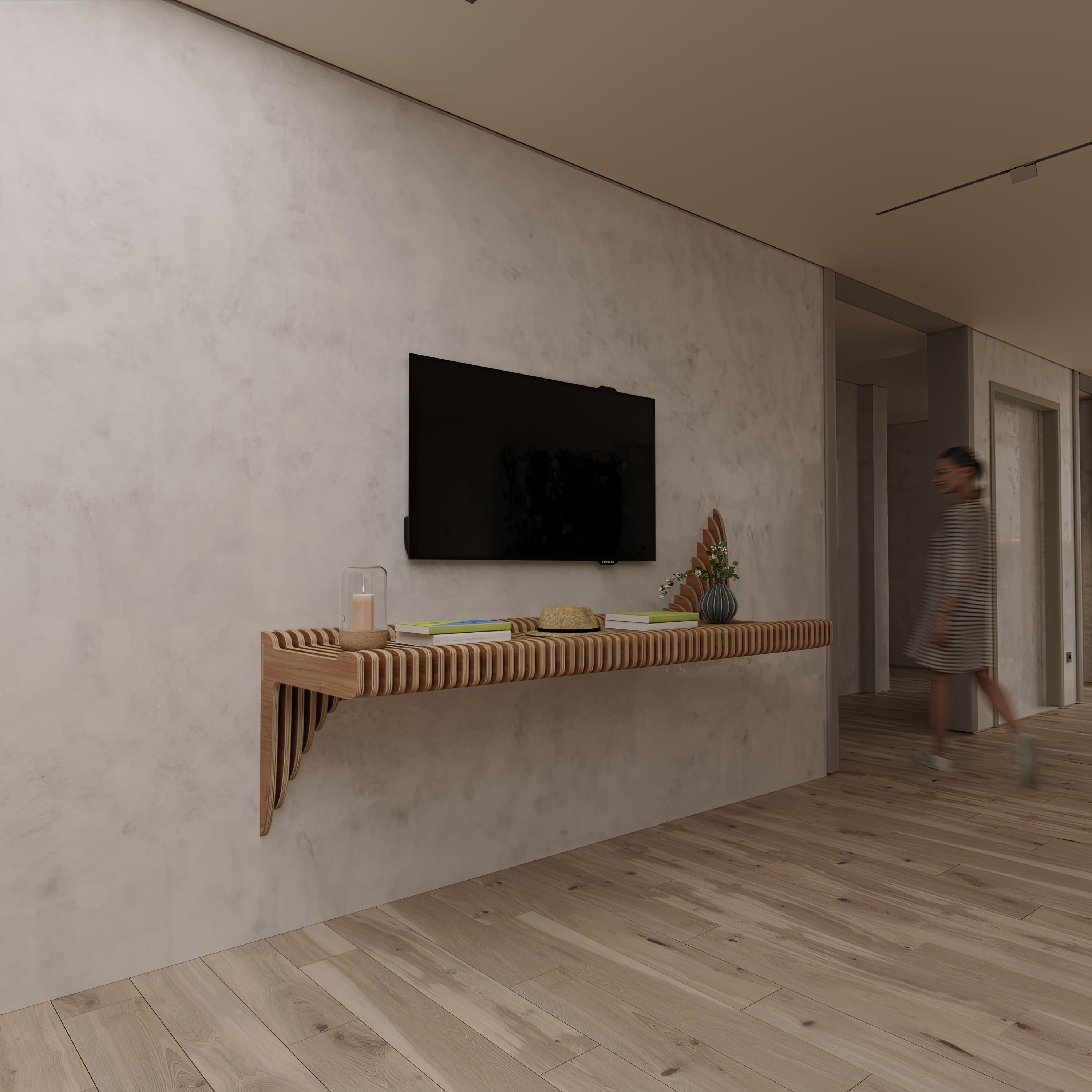 CNC Router Parametric Floating Shelf – Modern Wall Decor Digital Files ...