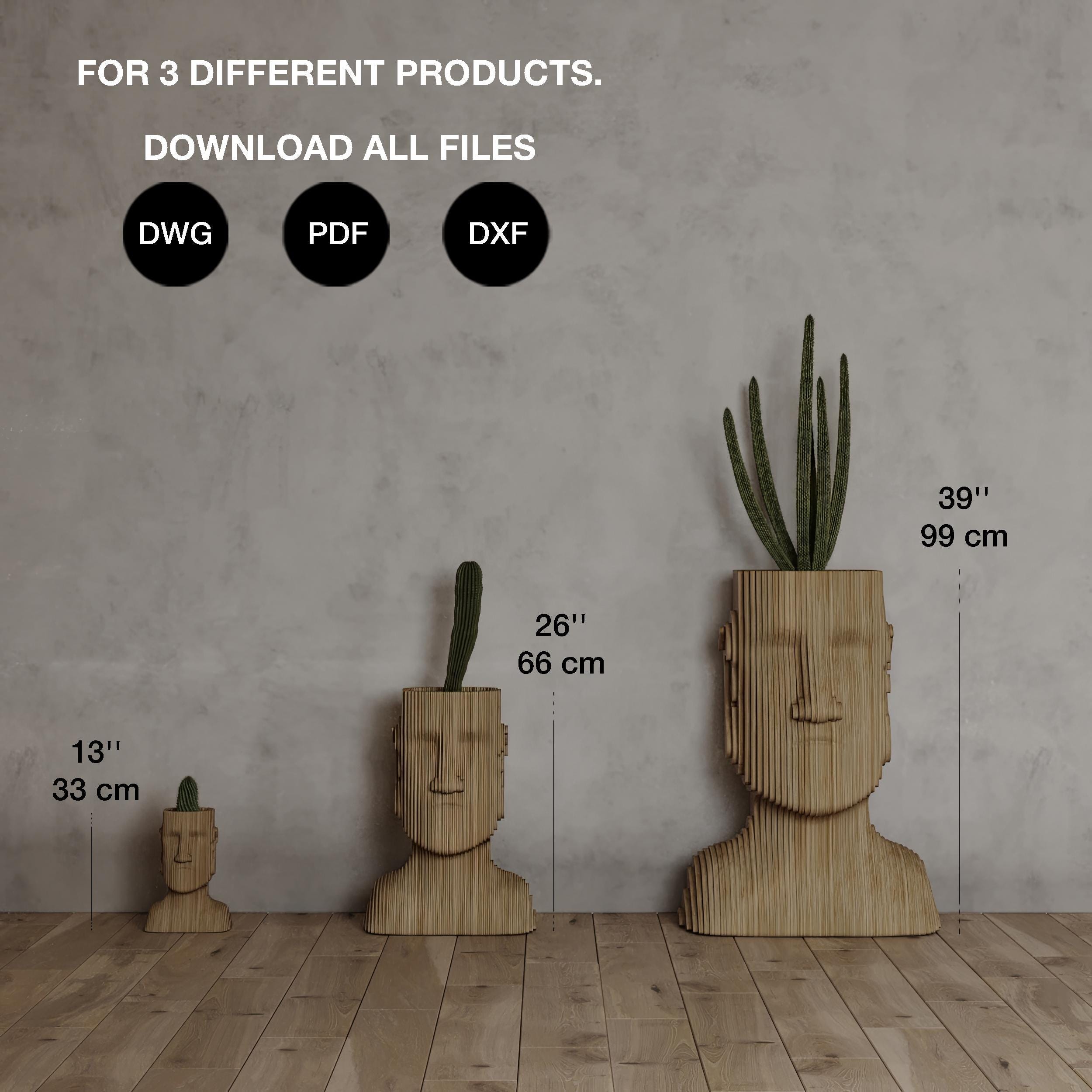 Parametric Moai Planter CNC Files digital Download Etsy parametric-moai-planter-cnc-files-digital-download-etsy