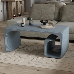 Parametrische salontafel | Uniek houtontwerp voor moderne woninginrichting en meubels | CNC-bestanden | Lasergesneden bestanden