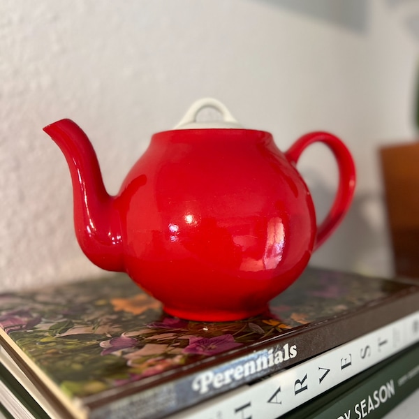 Red Teapot Etsy
