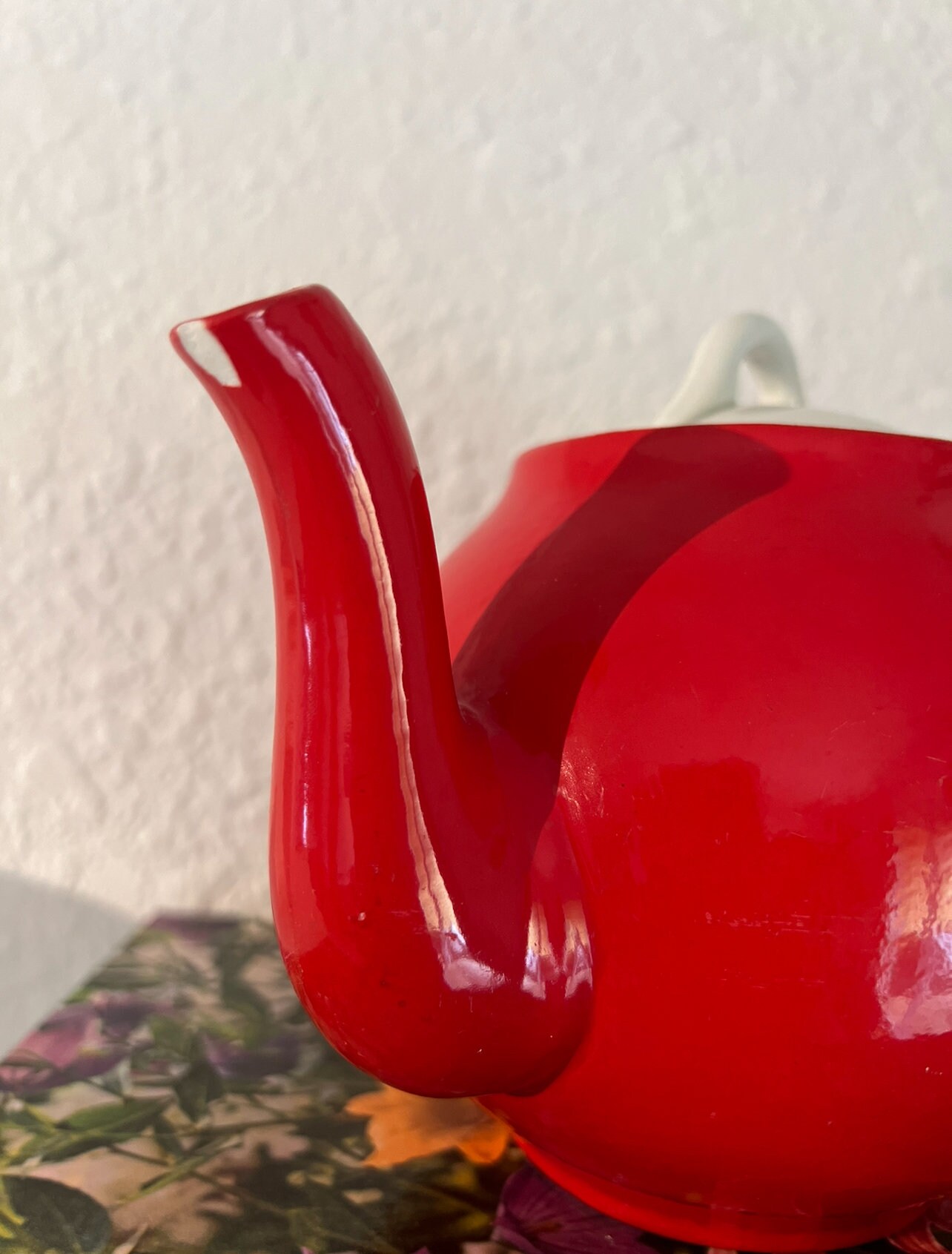 Vintage Hall Superior Quality Kitchenware Red Teapot French 4 Cup Etsy