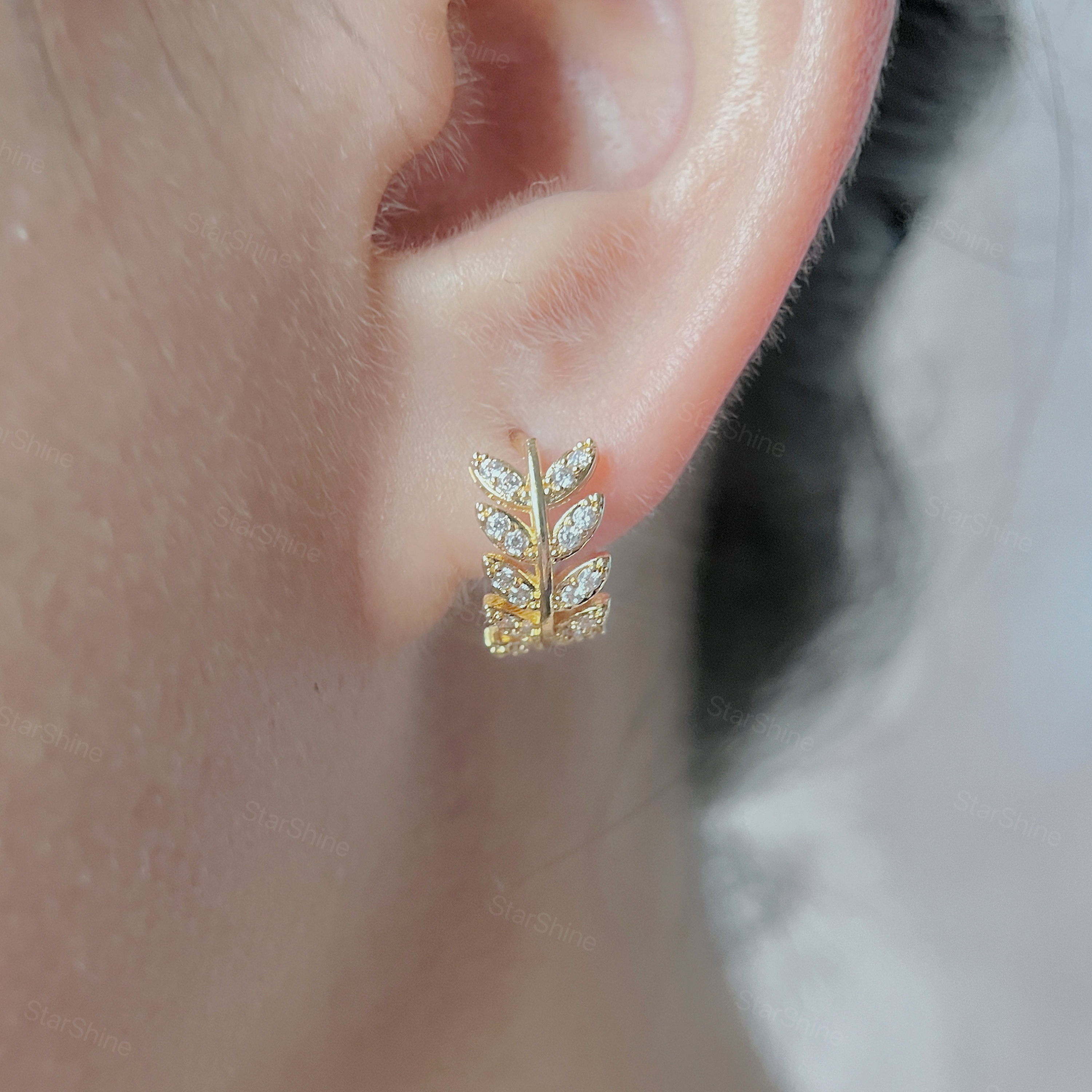 Earring Small Hoop Karan Olive - Elk Accessories