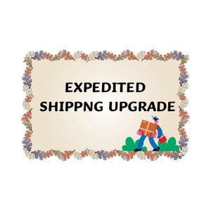 Shipping upgrade.