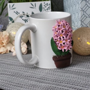 Handmade Polymer Clay Mug ,Personalised Polymer Clay Mug image 2