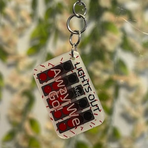 Lights Out and Away We Go F1 Plastic Keychain Charm F1 Formula 1