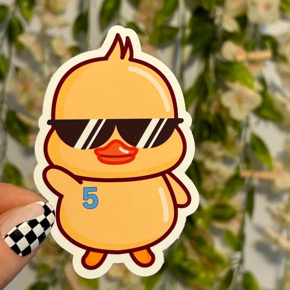 Pato O'ward Arrow Mclaren Indycar Duck 5 Sticker Waterbottle