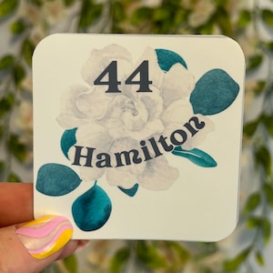 Formula 1 Mercedes Lewis Hamilton George Russel F1 Floral Stickers Matte Waterproof Fridge Magnets
