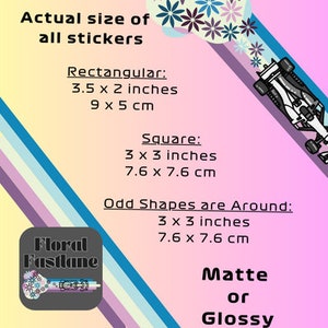 Sting Ray Robb Indycar Cute Sticker Waterbottle Waterproof Vinyl Fridge