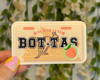 Sticker Australische kentekenplaat Bottas: F1 waterdichte vinylsticker