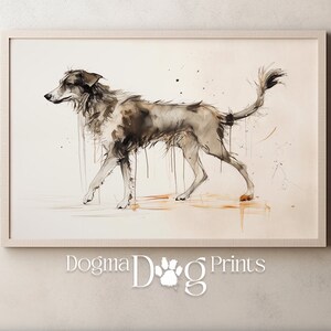 Printable Australian Shepherd Sketch Drawing, Multi-Medium, Printable Nursery Room Art, Dog Drawing Printable Wall Art, Instant Download