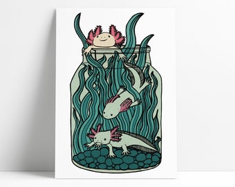 Axolotl print