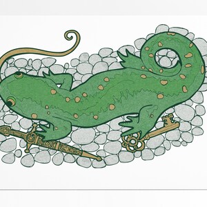 Salamander print