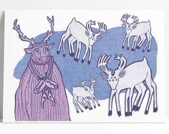 Deer Man Print