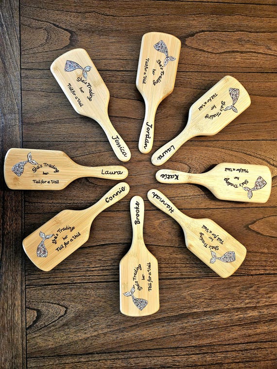 customized heirloom brushes