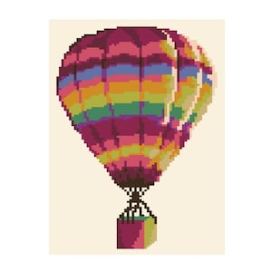 Knitting pattern Balloon, easy-to-use Excel (xlsx.) template for knitting, knitting chart for intarsia, crochet, cross stitching