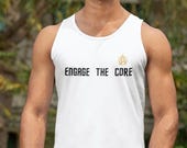 Star Trek | Engage The Core Unisex Softstyle Tank Top | Motivational Workout Tee, Gym Apparel, Summer Fitness Gift, Activewear Geek |