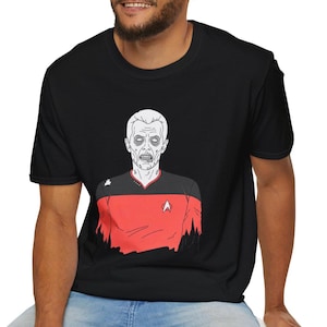 Zombie Starfleet Unisex T-Shirt, Sci-Fi Fan Apparel, Halloween Costume Top, Geek Gift, Casual Wear