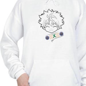 EcoSmart Hoodie Killua  | Anime Gift | Pullover Hunter X