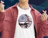 USA Death Star T-Shirt | USA Flag Death Star | Geek USA T-Shirt