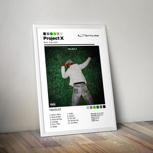 Ken Carson, Project X Poster, Vintage Poster
