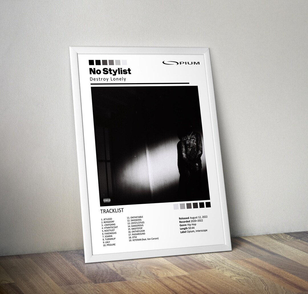 在庫一掃セール売れ筋ランキング Destroy Lonely, No Stylist Poster, Vintage Poster - Etsy ミュージシャン