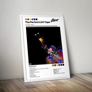 Lil Uzi Vert, The Perfect LUV Tape Poster, Vintage Poster