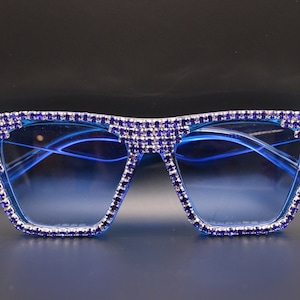 Shiny Square Cat-Eye Sunglasses.
