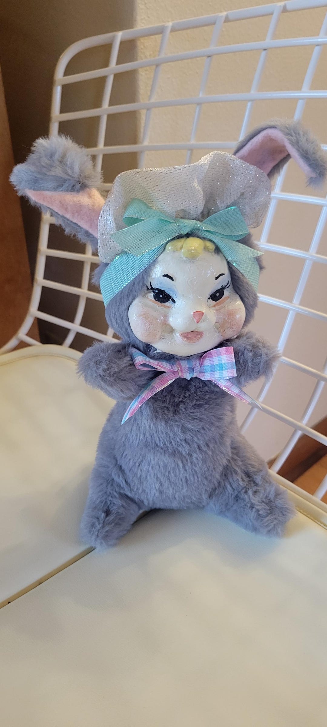 RETROS Custom Repro 9 in Rushton Easter Bunny - Etsy