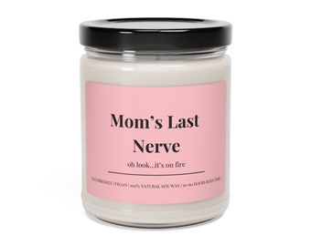 Mother's Day Scented Soy Candle Gift, 9oz, Mom Gift, Gift for Her, Personalized Gift