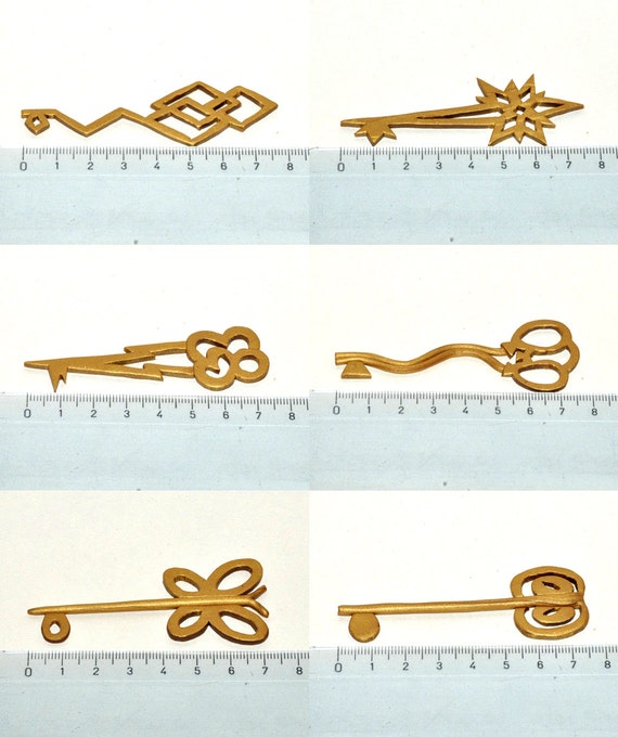 Keys of Harmony Pendants - MLP Jewelry, Kawaii Polymer Clay Charms