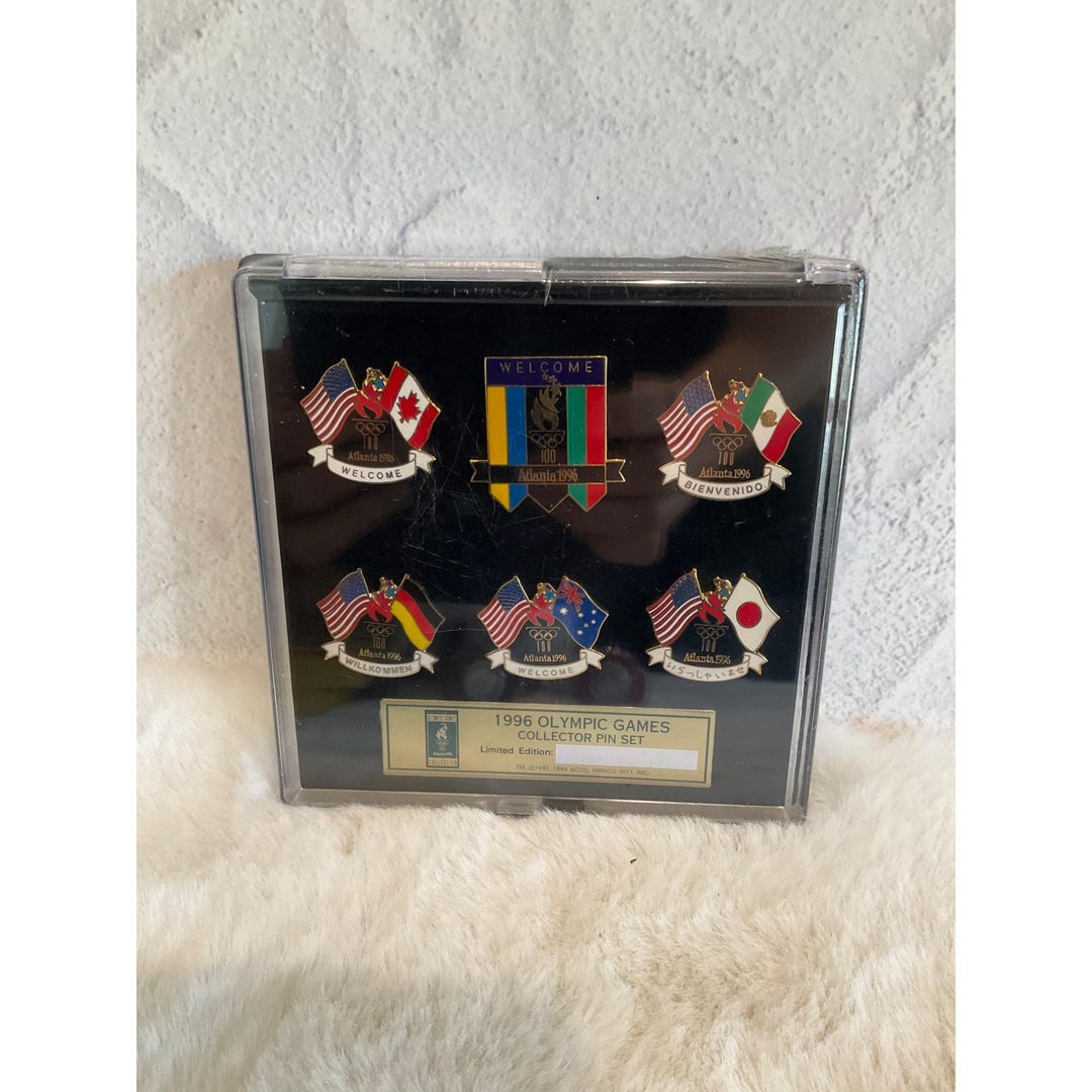 Awth 1996 Olympic Gamescollectorpin Set (welcome) Limited Edition - Etsy