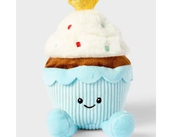 Gigglescape Cupcake 7" Plush Stuffed Plush Toy NEW with tags