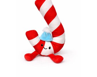 Gigglescape Holiday Candy Cane 9" Plush Toy NEW