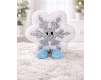 Gigglescape Snowflake Plush Stuffed Animal Toy 6" NEW with tags