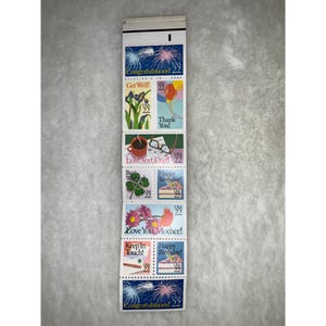 Sellos postales antiguos SALUDOS (10) 22 centavos