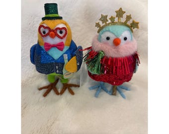 Target Wondershop Featherly Friends 2 Bird Gala & Ballyhoo 2025 New Yaers Celebrate